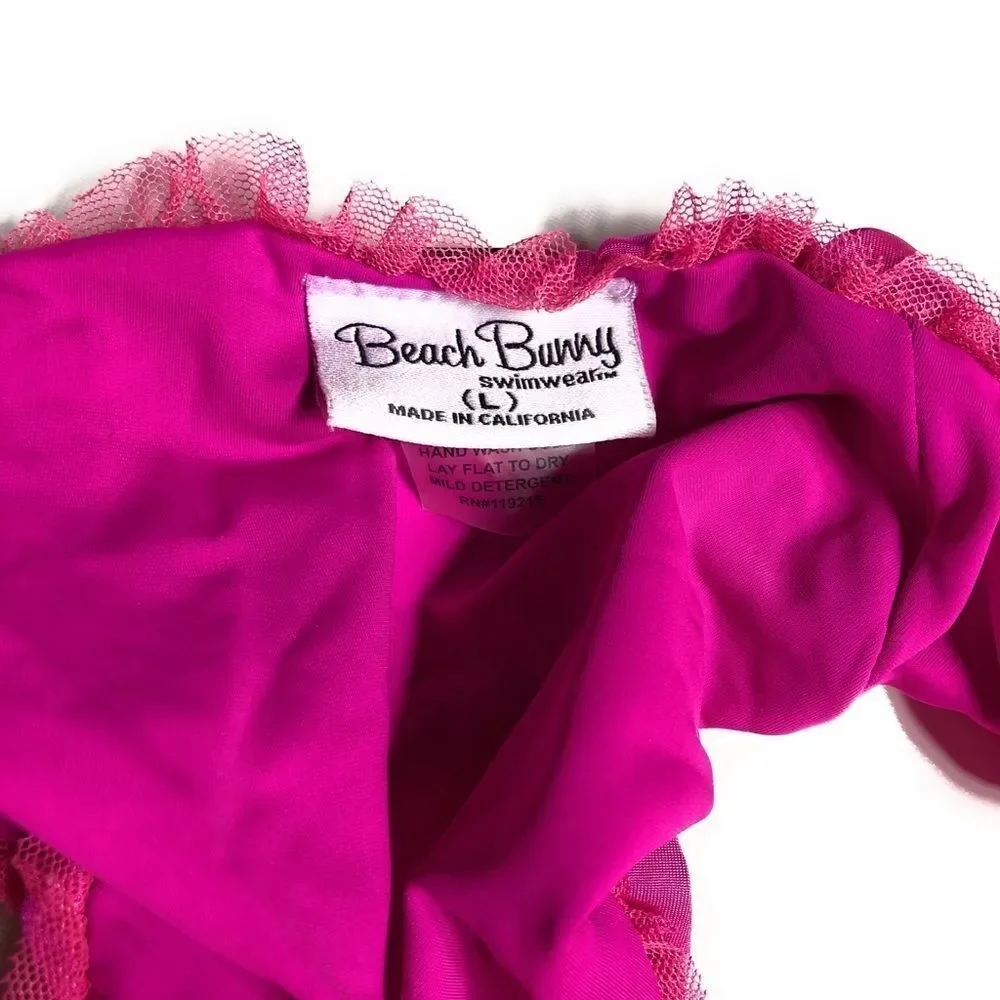 Beach Bunny Haute Pink Glitter Cheeky Bikini‎ Bottom